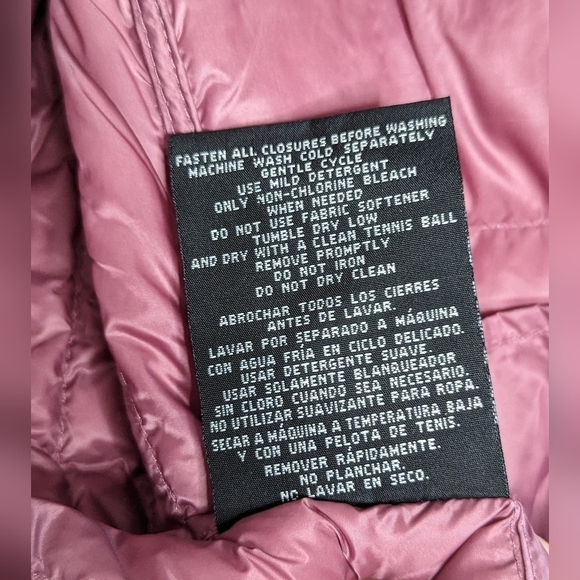 32 Degrees Heat Women's Ultra Lightweight Mauve Down Jacket Size S - Picture 10 of 12